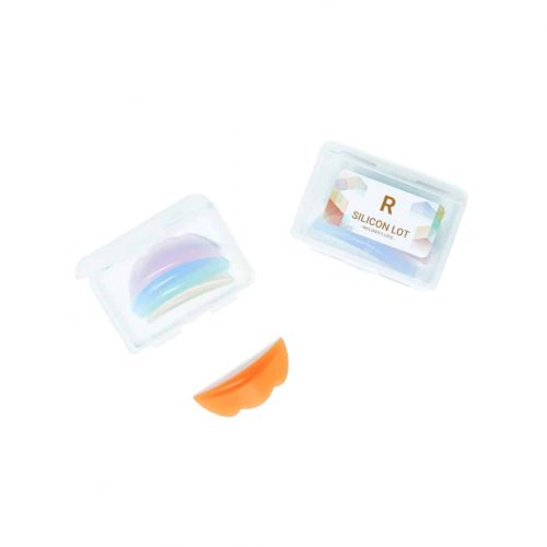 Bigodino in silicone laminazione ciglia, 5 paia