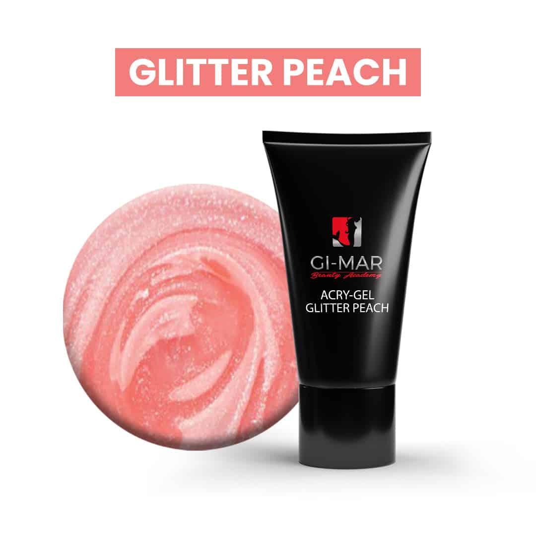 Glitter-peach-Acrygel-Beauty-Academy-Gimar-30ml-prova