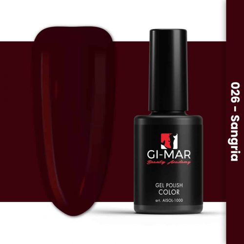 Smalto semipermanente Rosso Sangria Beauty Academy Gimar
