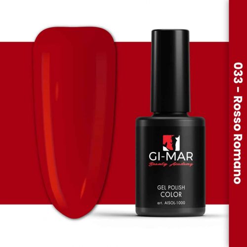 Smalto semipermanente Rosso acceso Gimar Beauty Academy