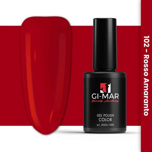 Smalto Semipermanente-Beauty-Academy-Gimar-102-Rosso-Amaranto