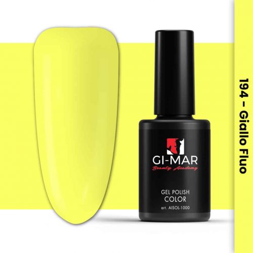 Smalto Semipermanente-Beauty-Academy-Gimar-194-Giallo-Fluo