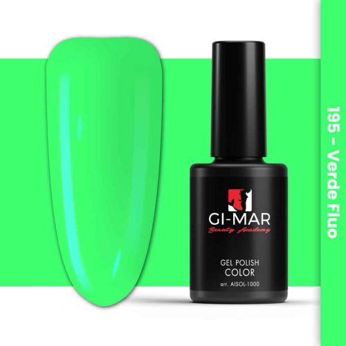 Smalto Semipermanente-Beauty-Academy-Gimar-195-Verde-Fluo