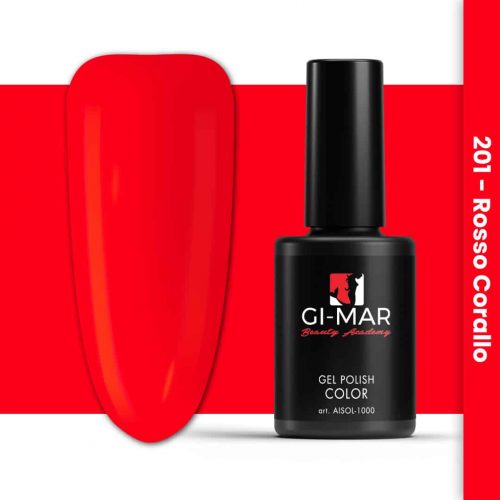 Smalto Semipermanente-Beauty-Academy-Gimar-201-Rosso-Corallo